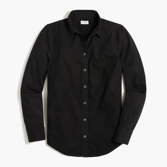 J. Crew Tops - J. Crew Slim Black Button-Up Shirt